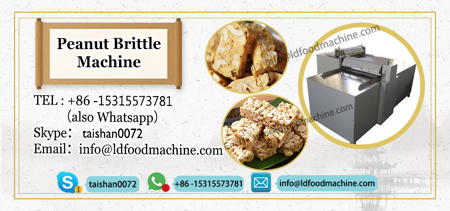 New LLDe High quality Production Protein Cereal Bar machinery Line Brittle Peanut candy Bar make machinery