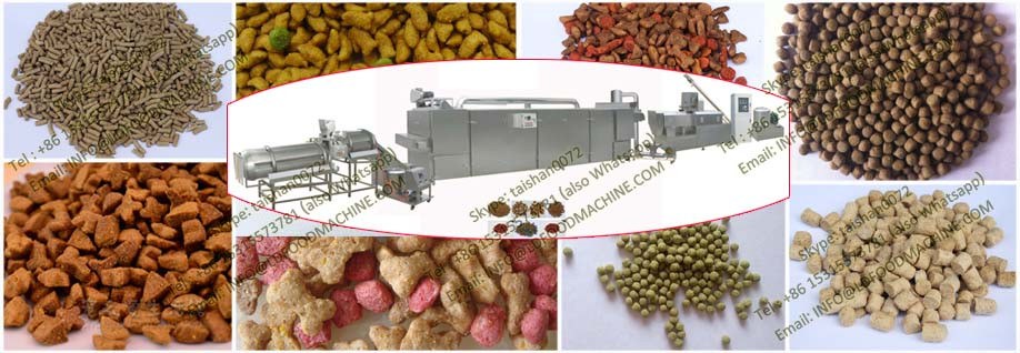 2017 new condition Automatic dry extruded kibble pet food machinery