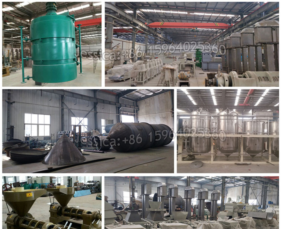Semi-continuous vegetable seeds mini oil refinery