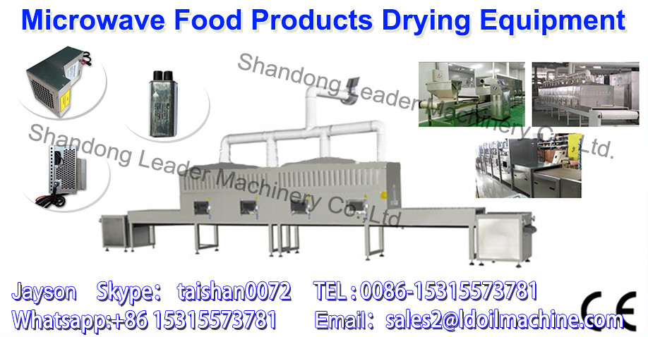 Industrial microwave drying and sterilizing machine for sanchi powder