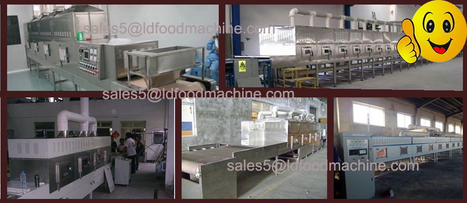 High quality potato chips microwave drying and puffing machine