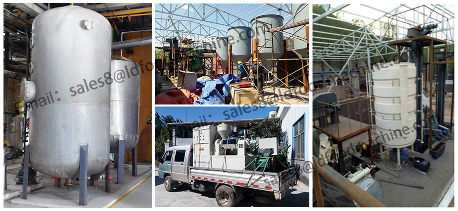 New technoloLD conttenseed oil fractionation project equipment, fractionation worshop equipment,Oil fractionation machine plant