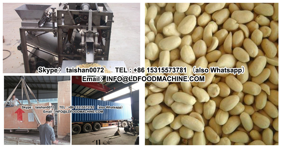 reliable quality 1000kg/h roasted peanut blanching machinery/peanut blancher manufacture