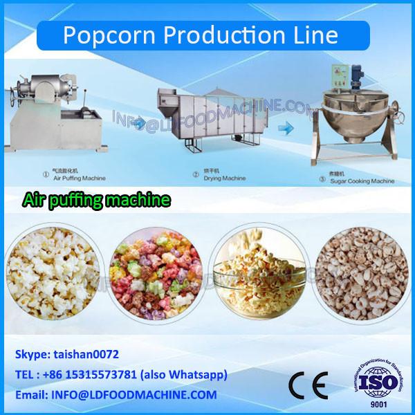 Full Automatic Continuous Cheaper Caramel Sweet Flavors Popcorn Production Equipment #1 image